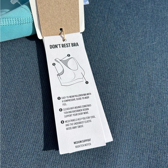 Adidas DRST ASK Medium Support Sports Bra - Picture 5 of 8